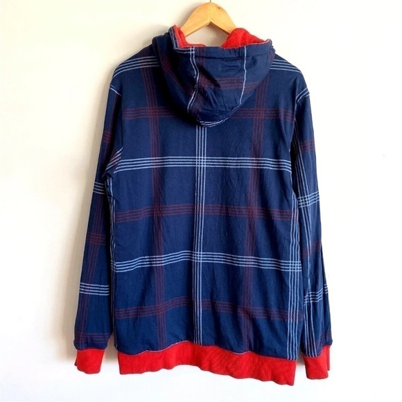 BURTON Reversible Full Zip Sweatshirt Hoodie Mens Size L - Picture 4 of 11